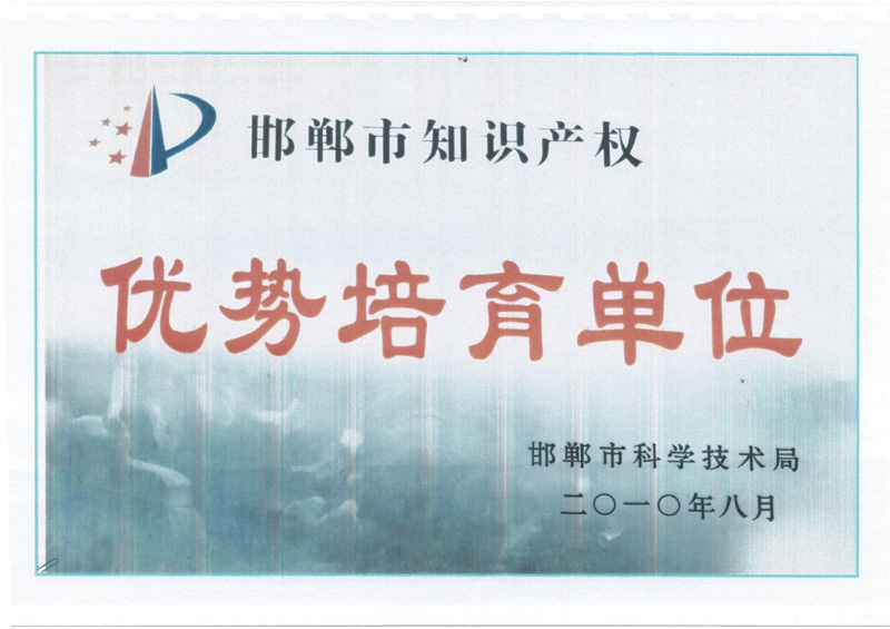 市級證書